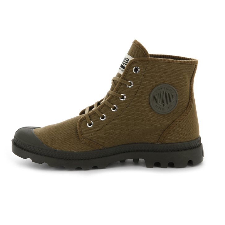 Palladium Pampa Hi Originale Men's Boots Brown | UK U715-YCV